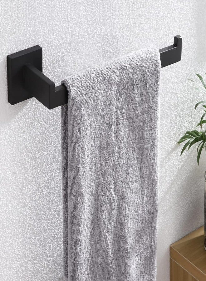 LUXIUR Towel Hanger for Wash Basin, Bathroom and Kitchen Sink Stand, 304 Grade Stainless Steel Towel Ring, Napkin Holder, Matte Black - Image 1